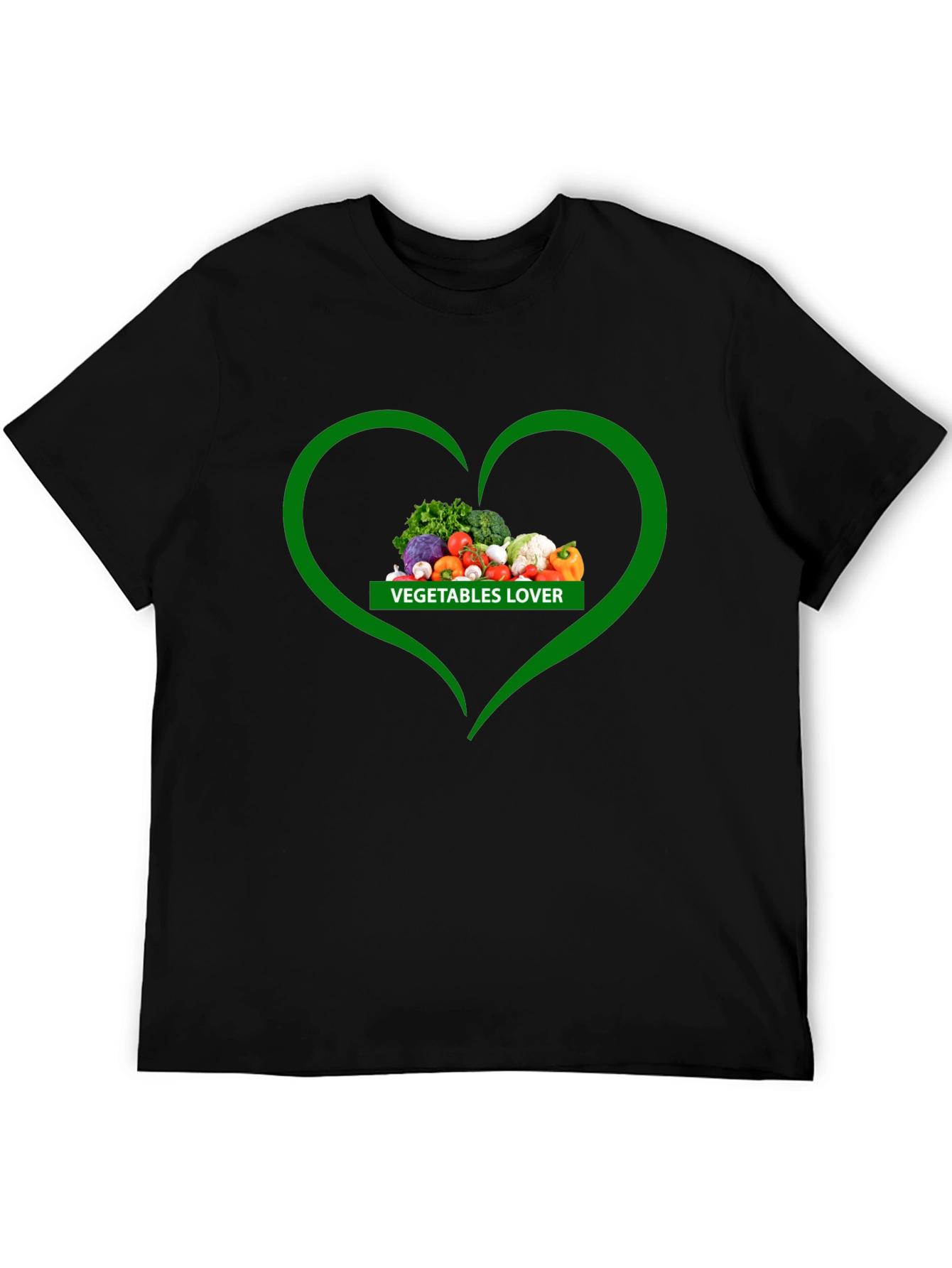 Vegetables Lover Heart T-Shirt - Healthy Eating Tee