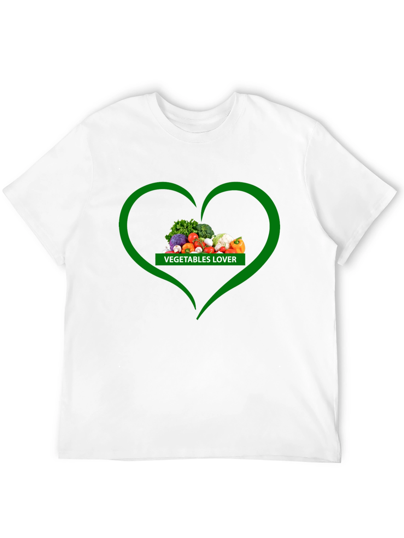 Vegetables Lover Heart T-Shirt - Healthy Eating Tee