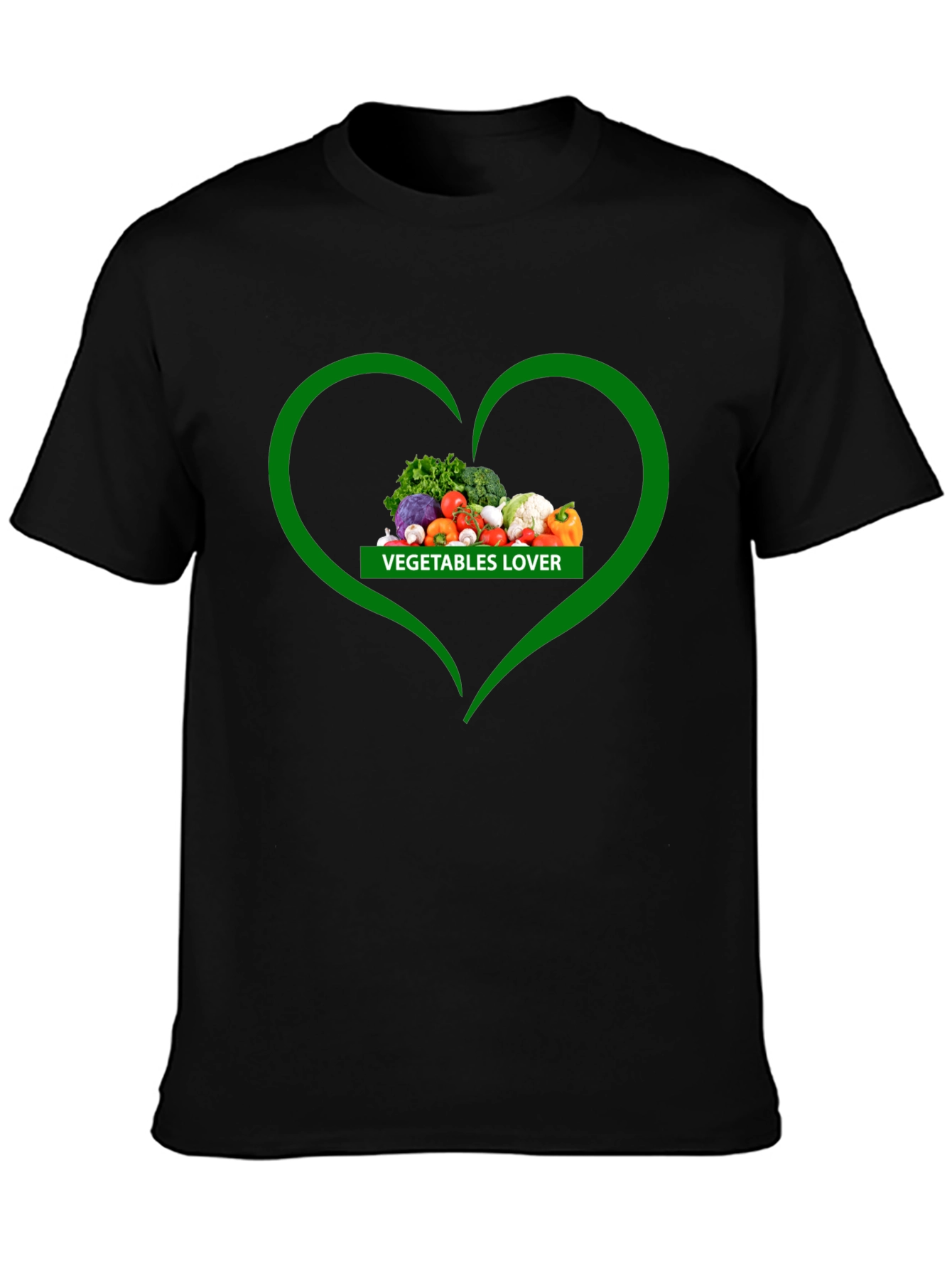 Vegetables Lover Heart T-Shirt - Healthy Eating Tee