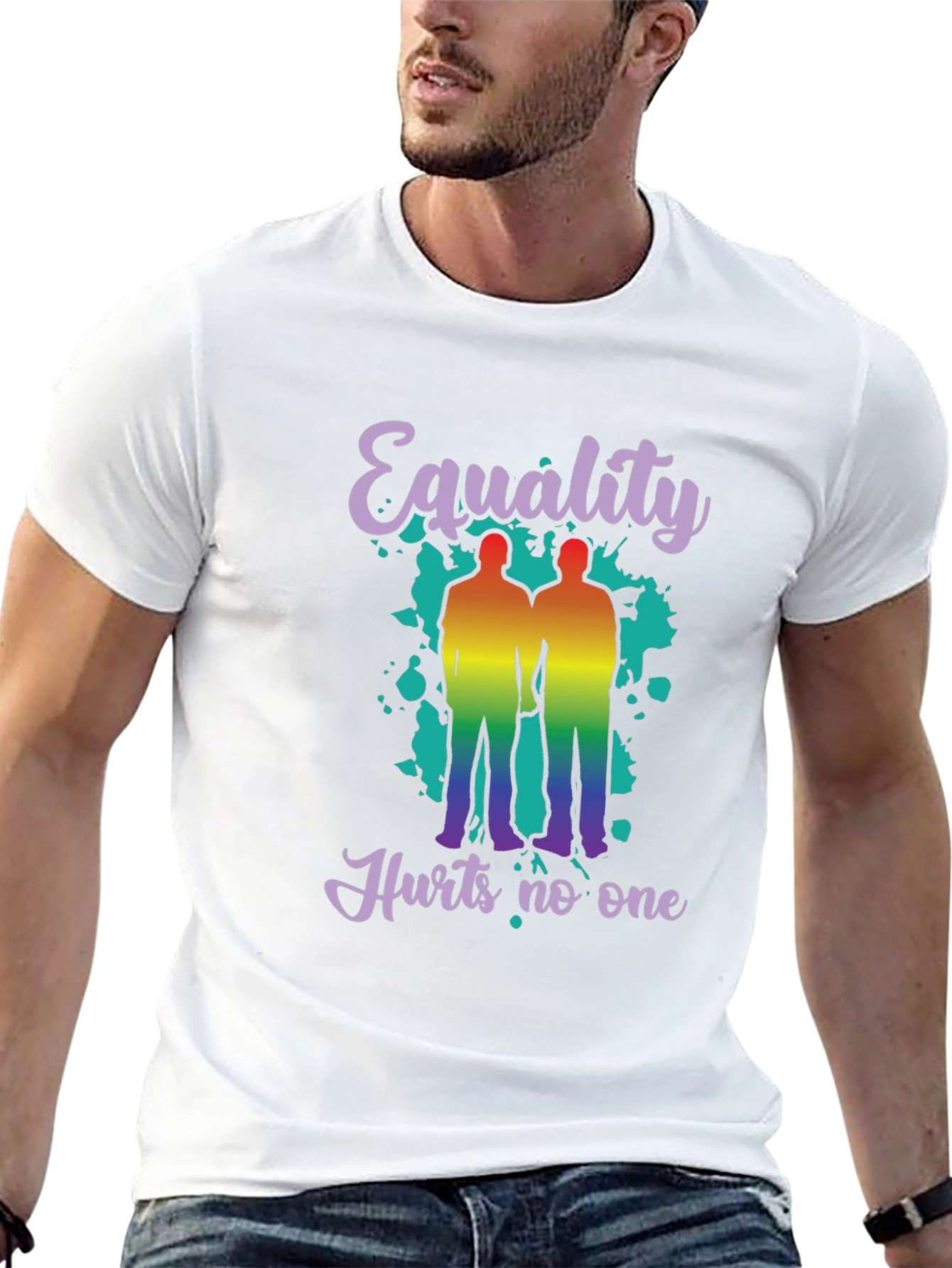 Equality Hurts No One LGBTQ Pride T-Shirt