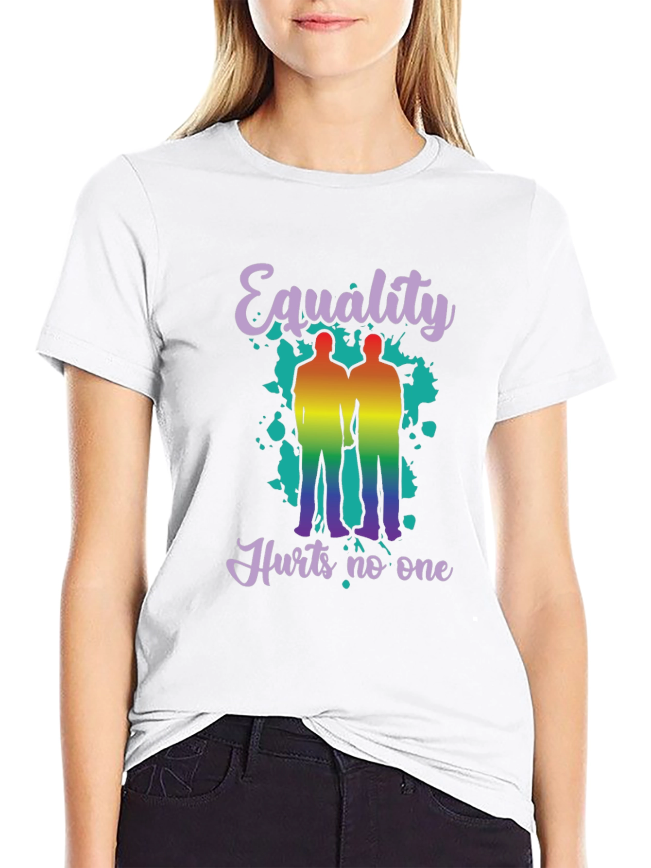 Equality Hurts No One LGBTQ Pride T-Shirt