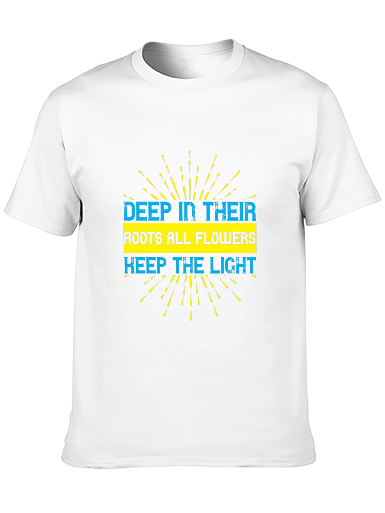 Deep Roots Flowers T-Shirt - Inspirational Graphic Tee