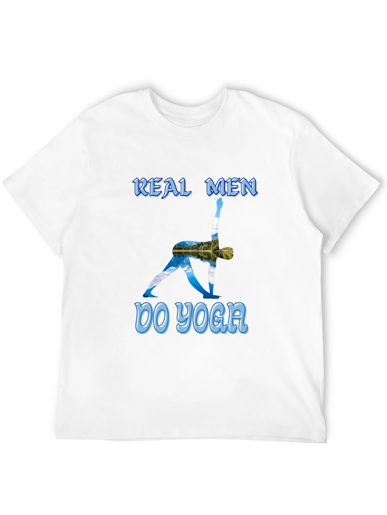 Real Men Do Yoga T-Shirt - Black