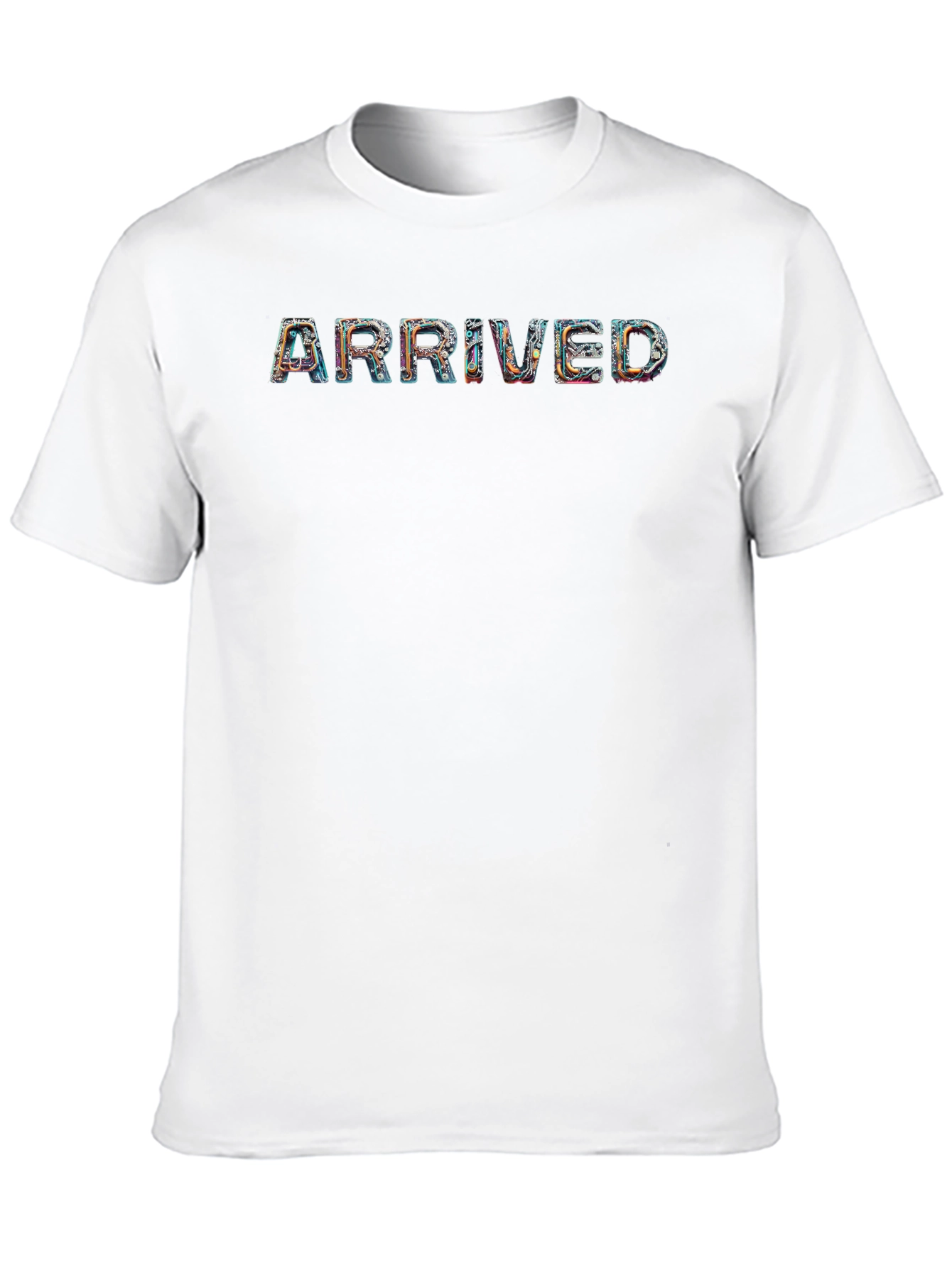 Arrived Graphic Tee - Stylish Mens Black T-Shirt