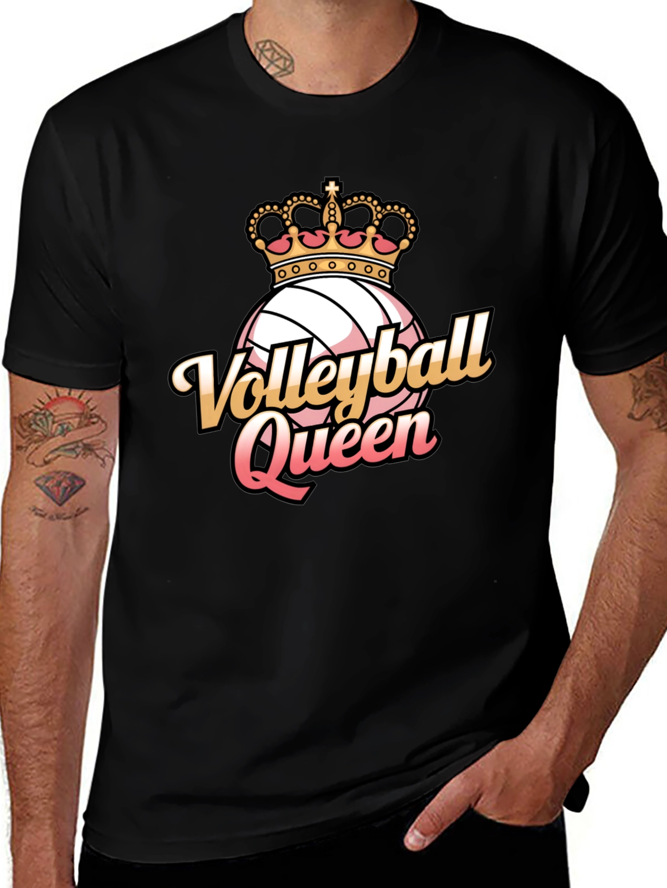 Volleyball Queen Graphic Tee