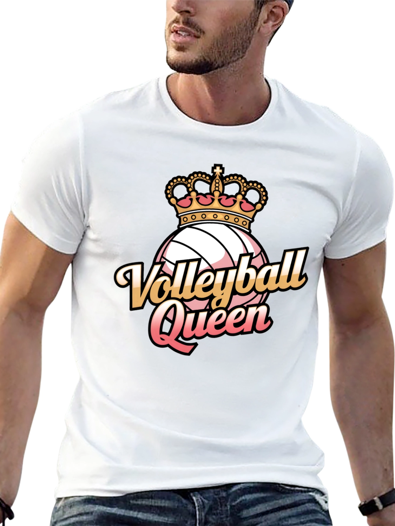 Volleyball Queen Graphic Tee