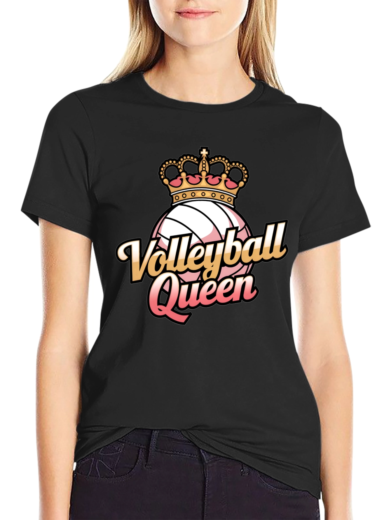 Volleyball Queen Graphic Tee
