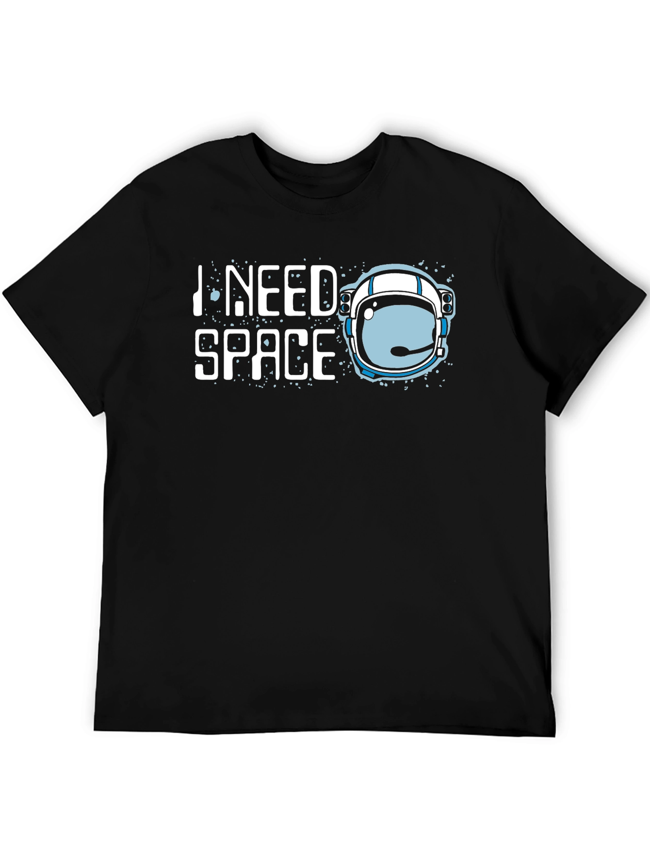 I Need Space T-Shirt - Astronaut Helmet Graphic Tee