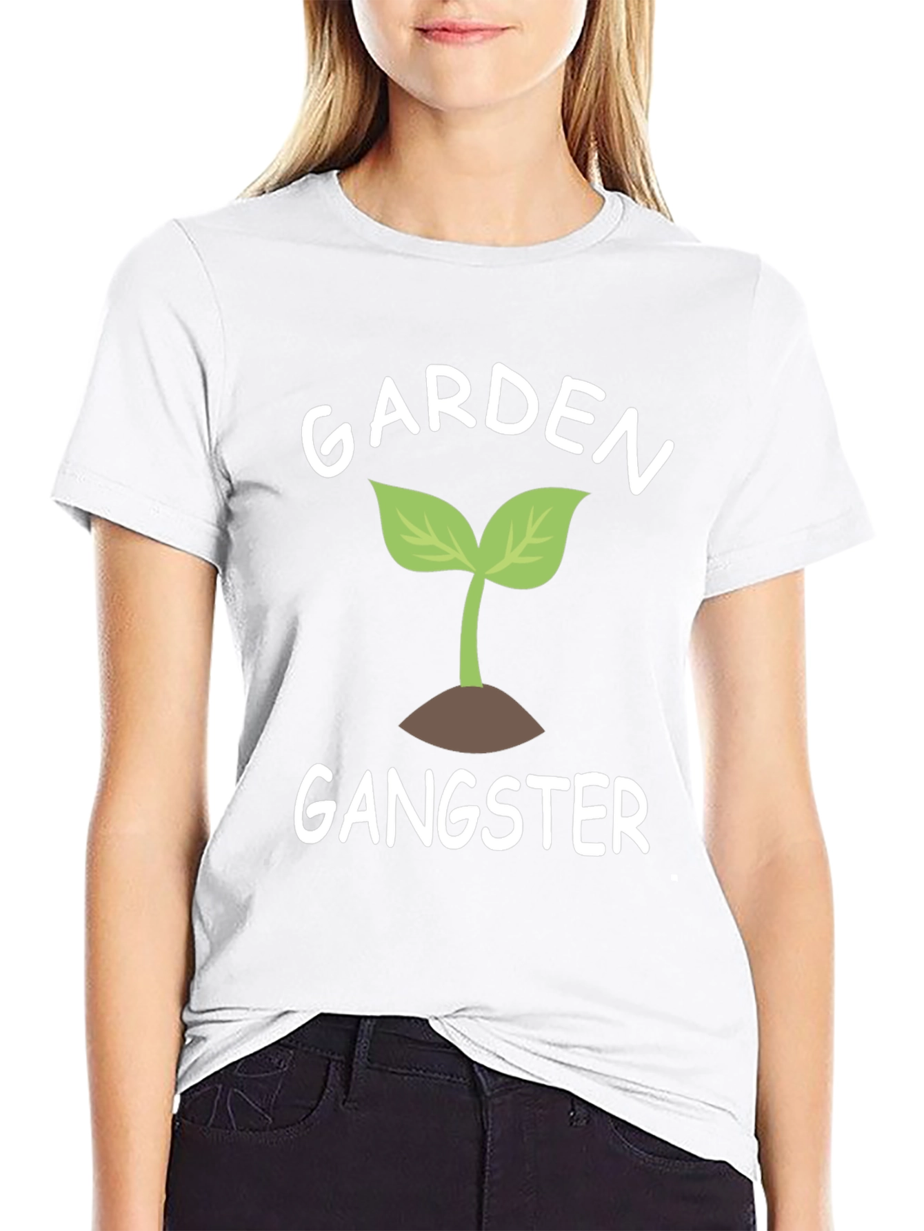 Garden Gangster T-Shirt - Black Graphic Tee