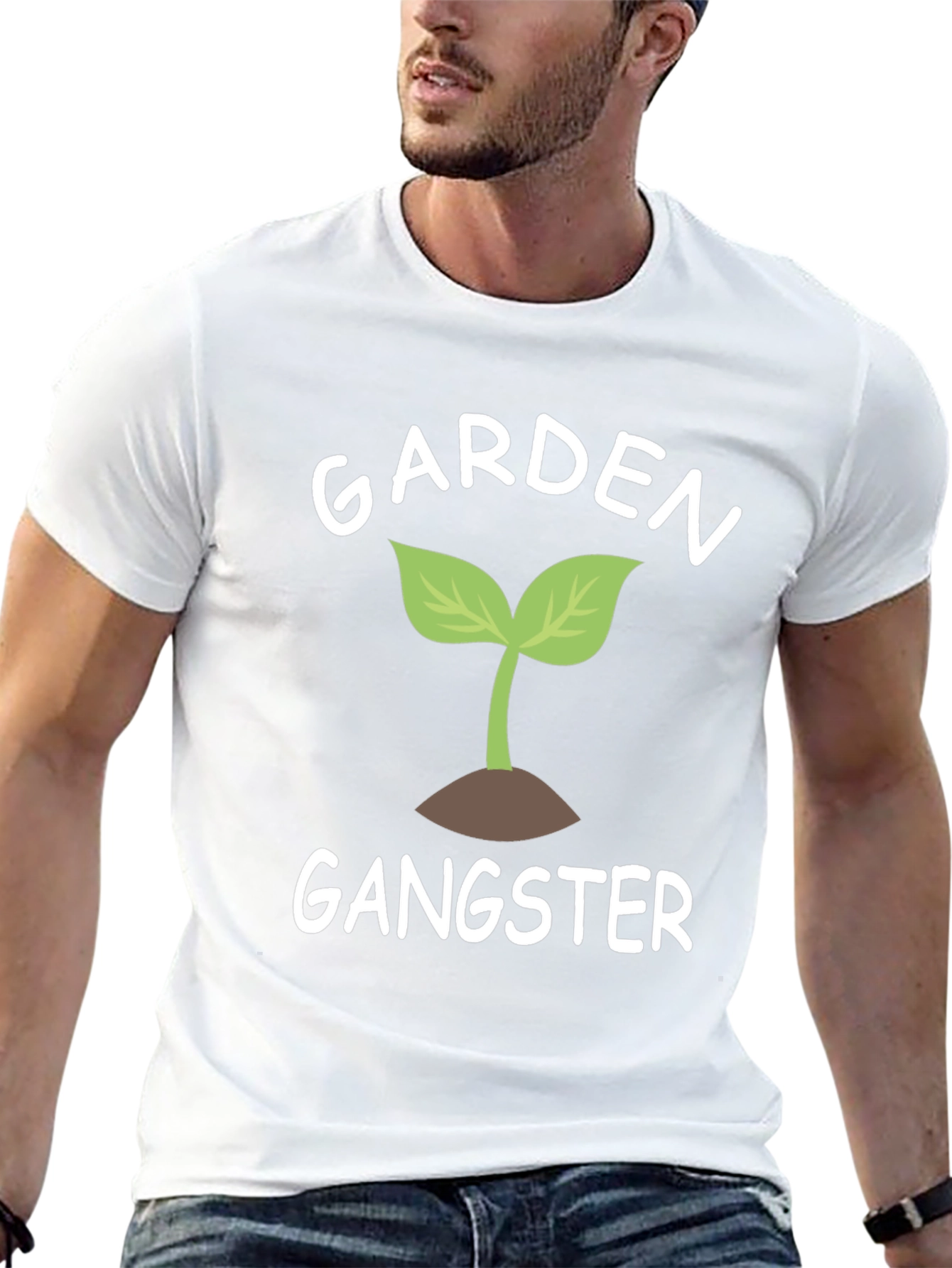 Garden Gangster T-Shirt - Black Graphic Tee