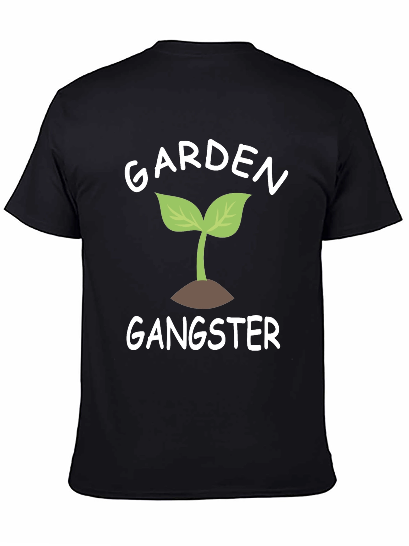 Garden Gangster T-Shirt - Black Graphic Tee