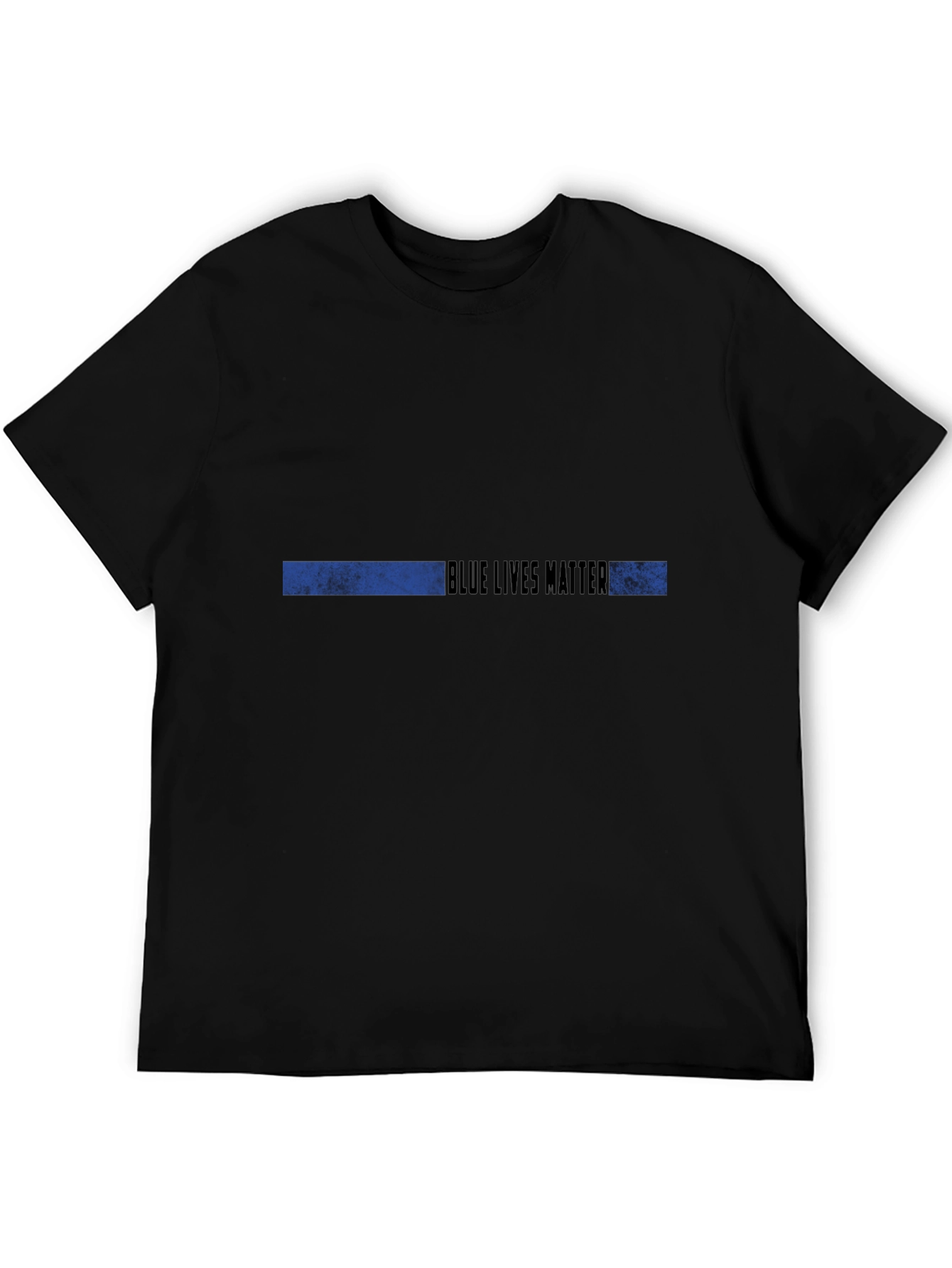 Blue Lives Matter T-Shirt - Black