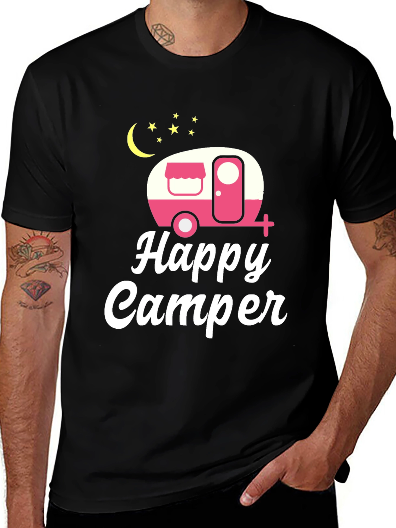 Happy Camper T-Shirt - Camping Graphic Tee