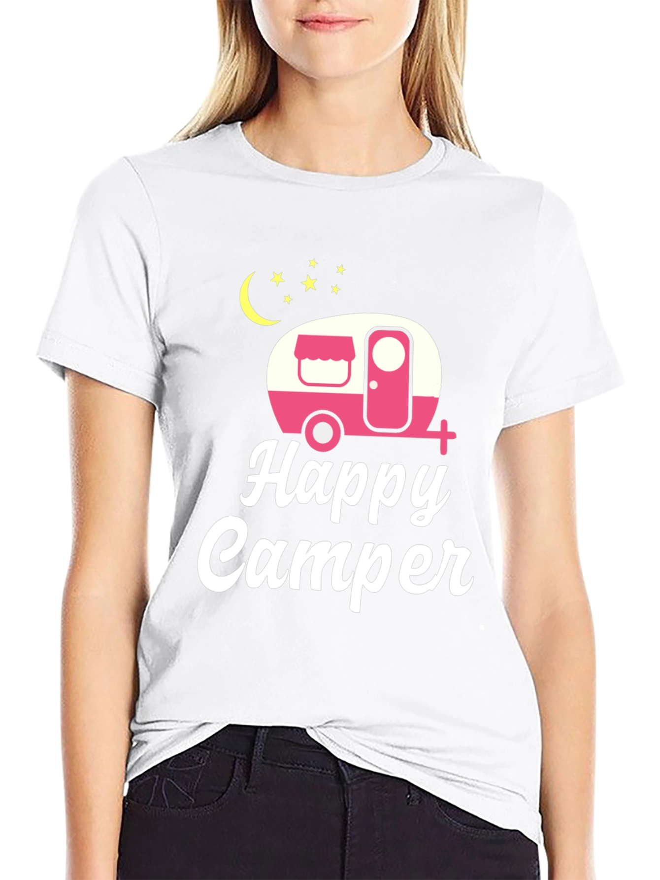 Happy Camper T-Shirt - Camping Graphic Tee