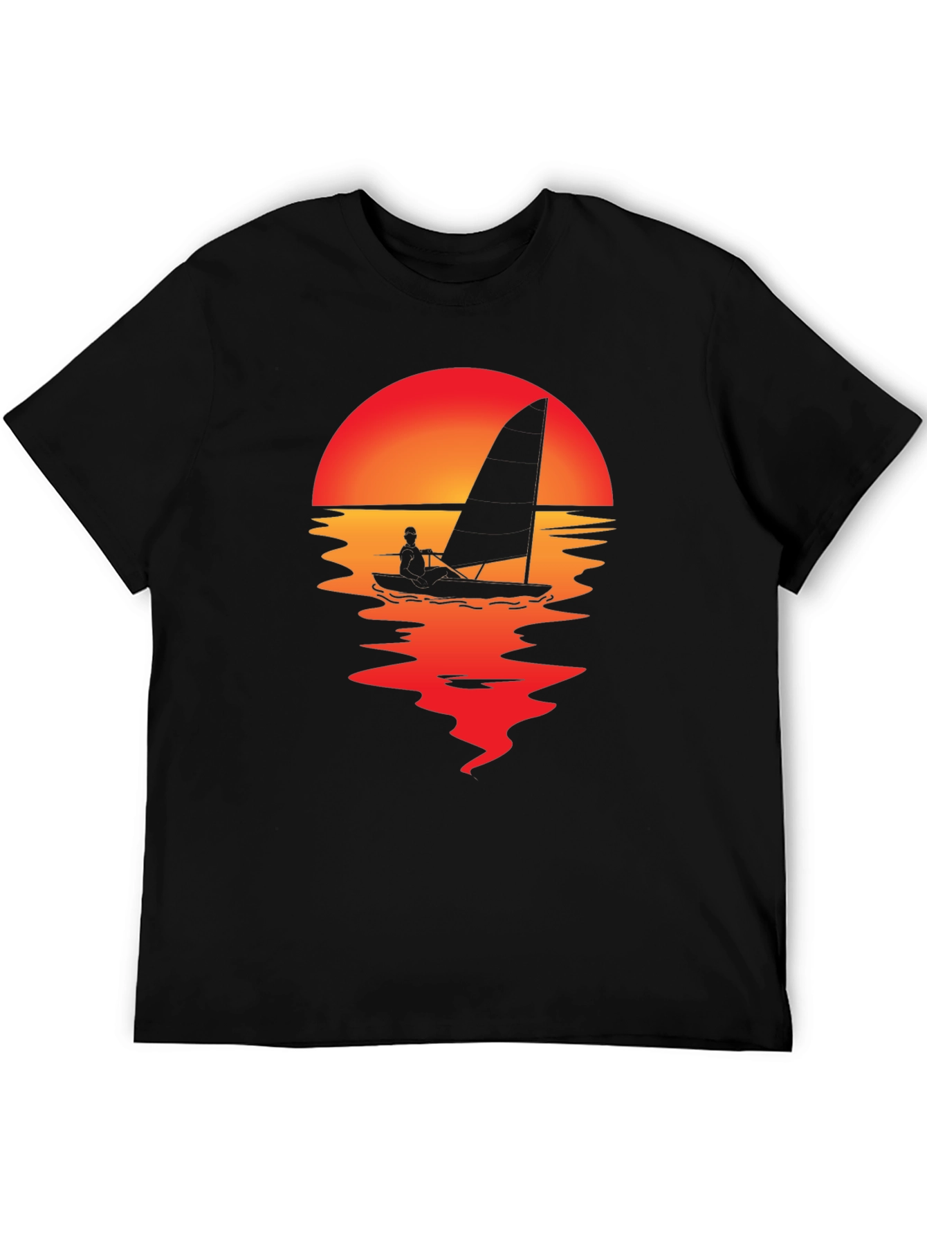 Sunset Sailboat Graphic Tee
