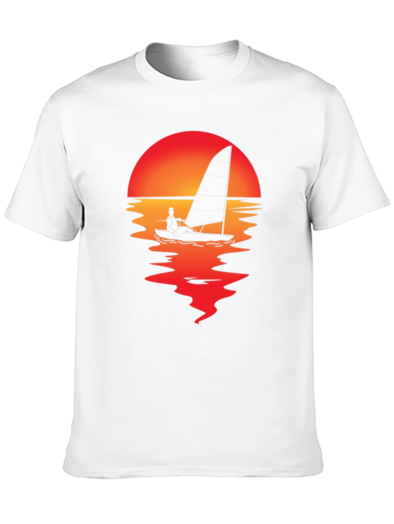 Sunset Sailboat Graphic Tee