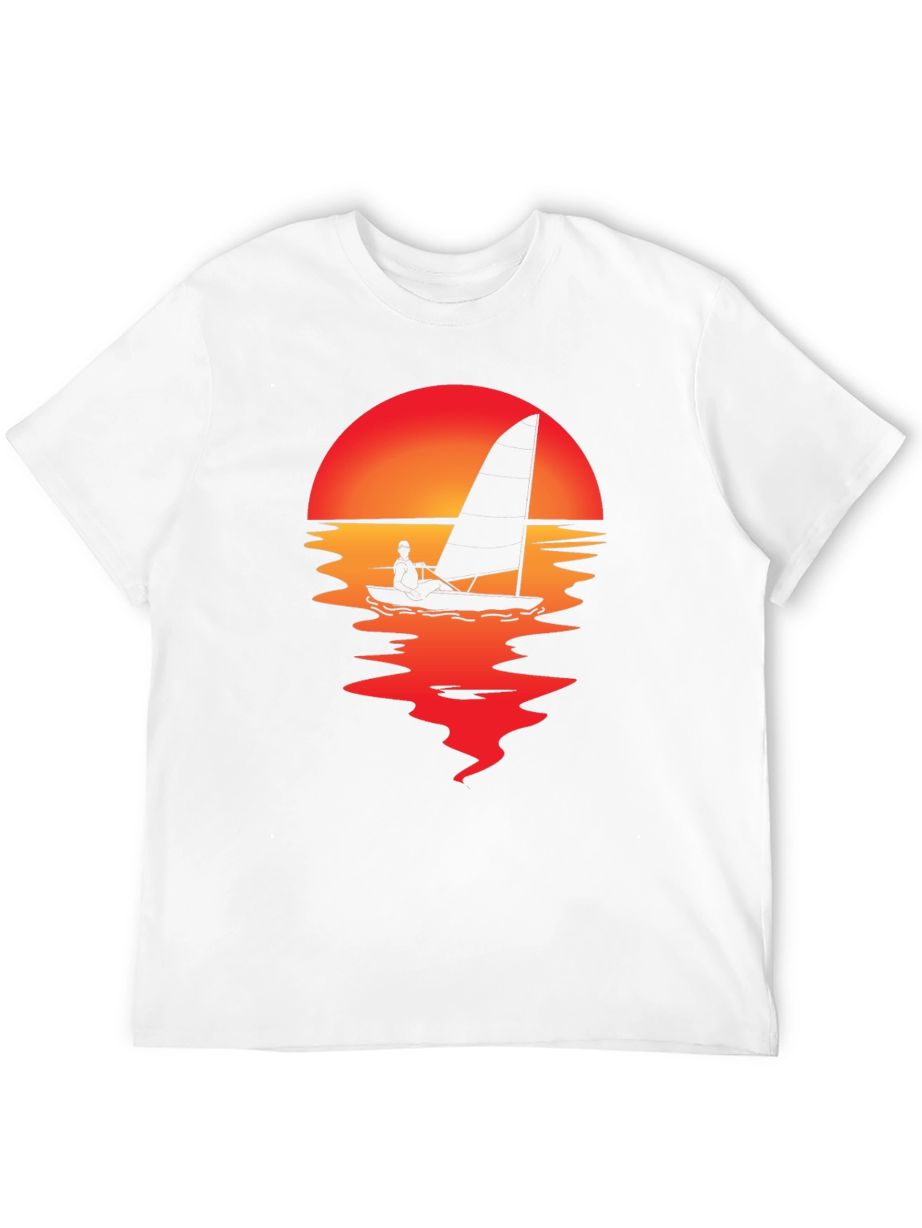 Sunset Sailboat Graphic Tee