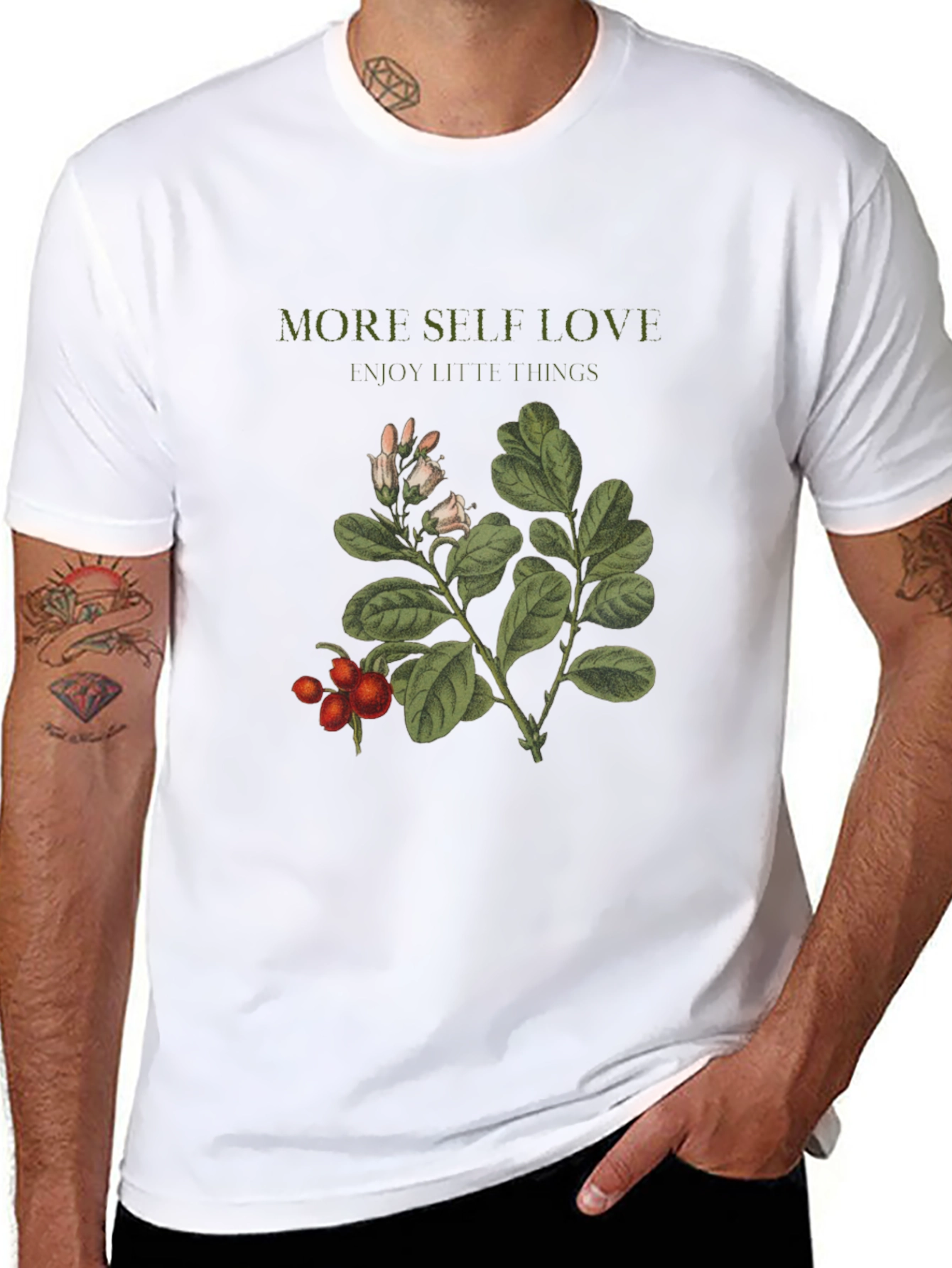 Botanical More Self Love Graphic Tee