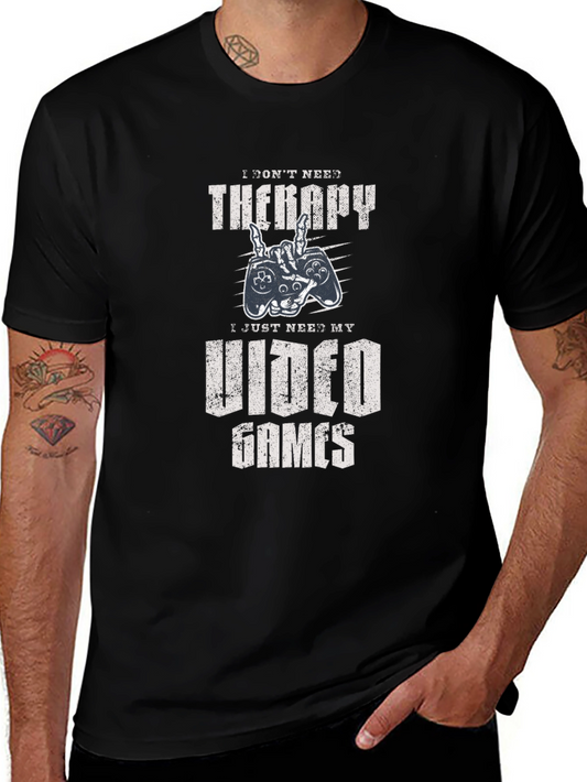 Video Game Therapy T-Shirt - Gamer Tee