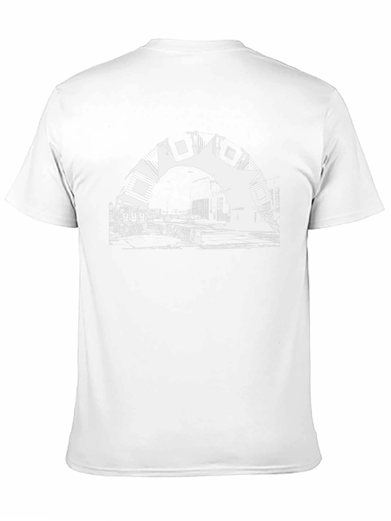 Bold Graphic Print Black T-Shirt