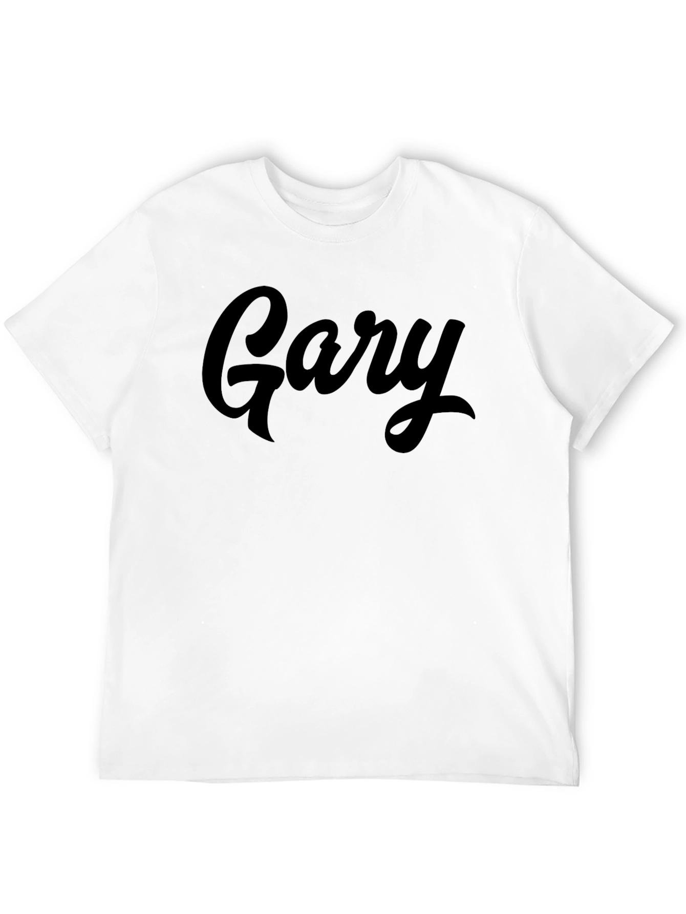 Gary Script Black T-Shirt