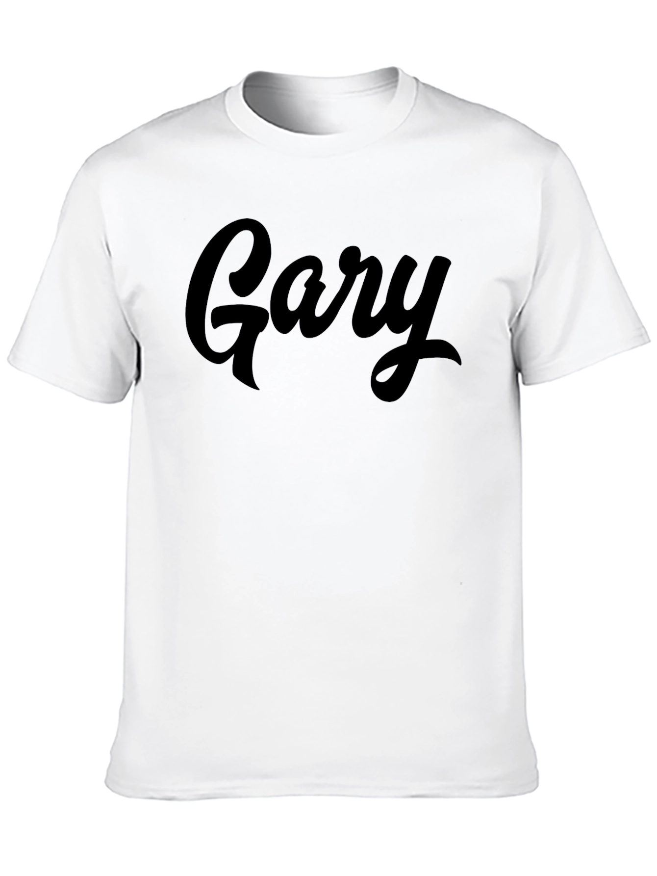 Gary Script Black T-Shirt