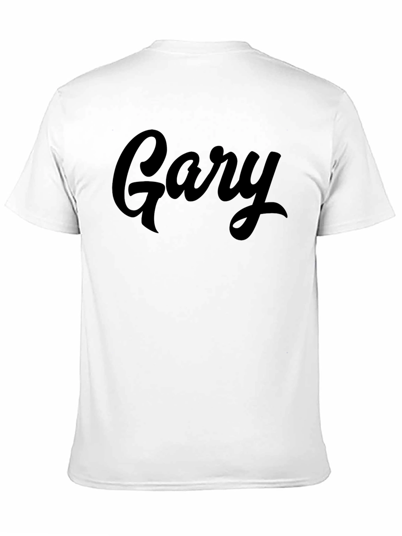 Gary Script Black T-Shirt