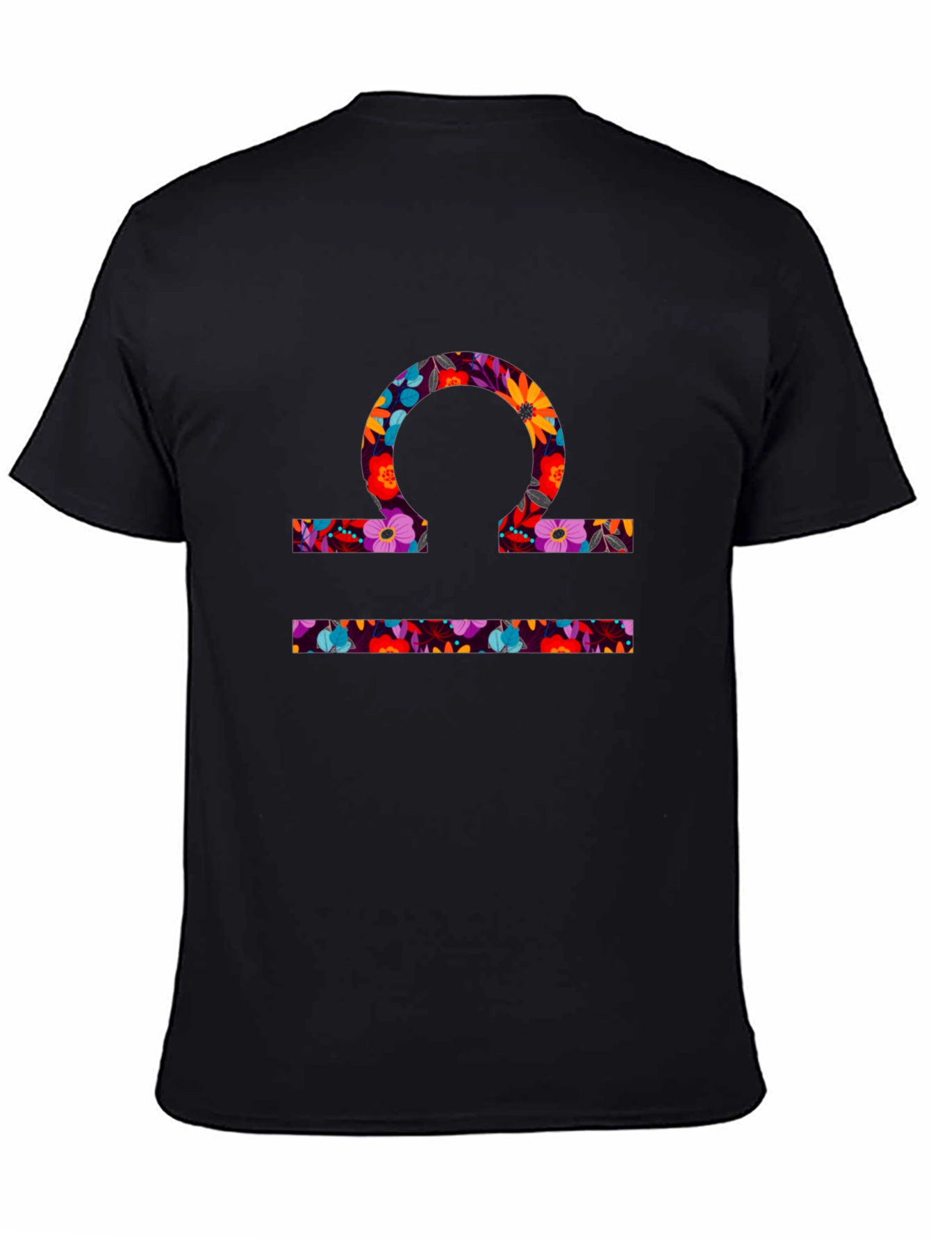Floral Libra Zodiac T-Shirt - Stylish Astrology Tee