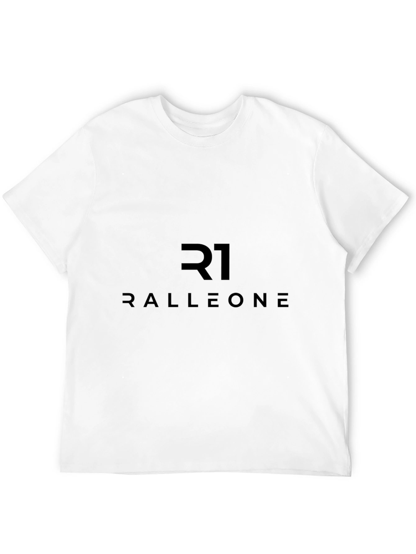 Ralleone Black T-Shirt - Modern Graphic Tee