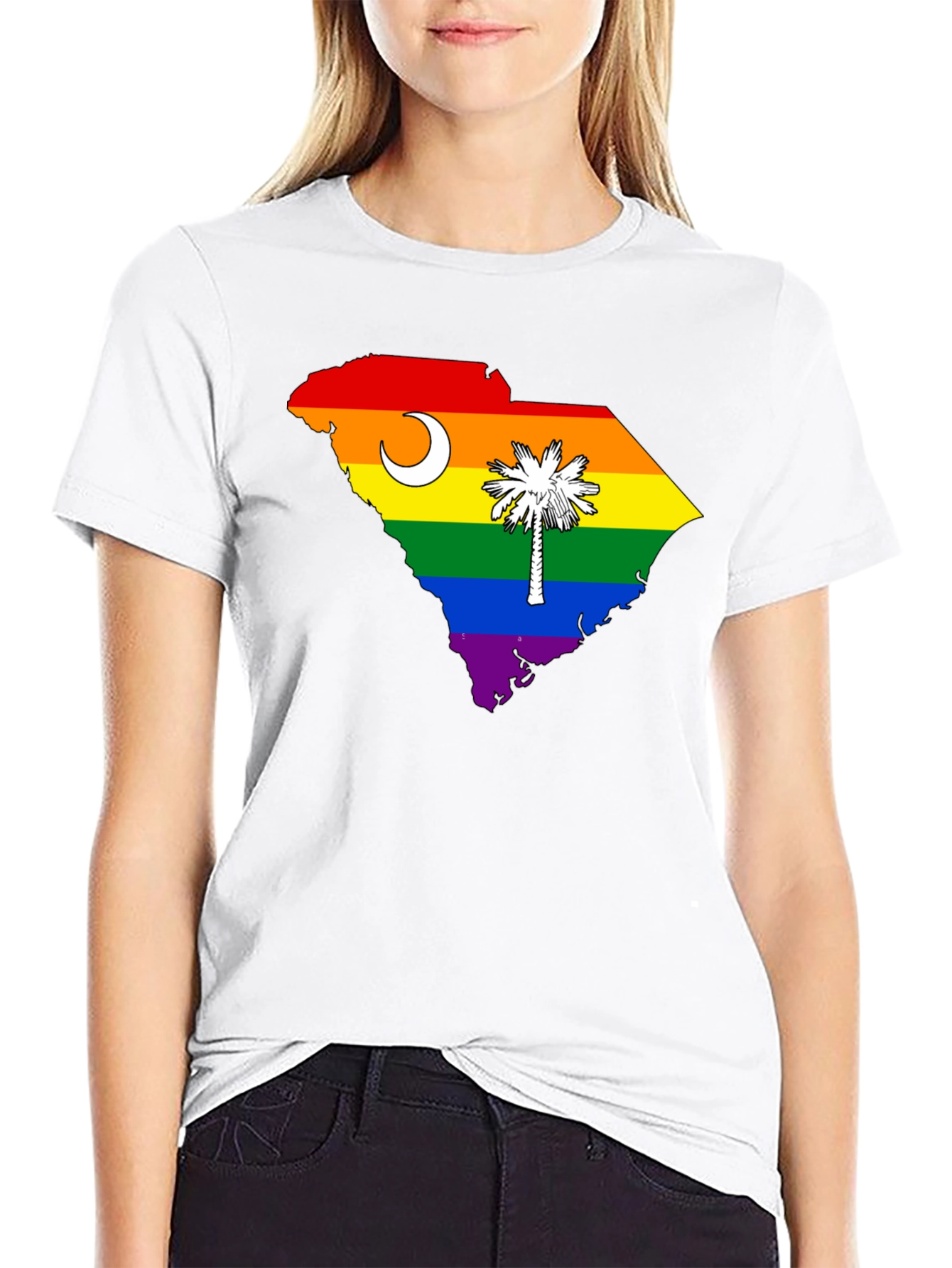 South Carolina Rainbow Pride T-Shirt