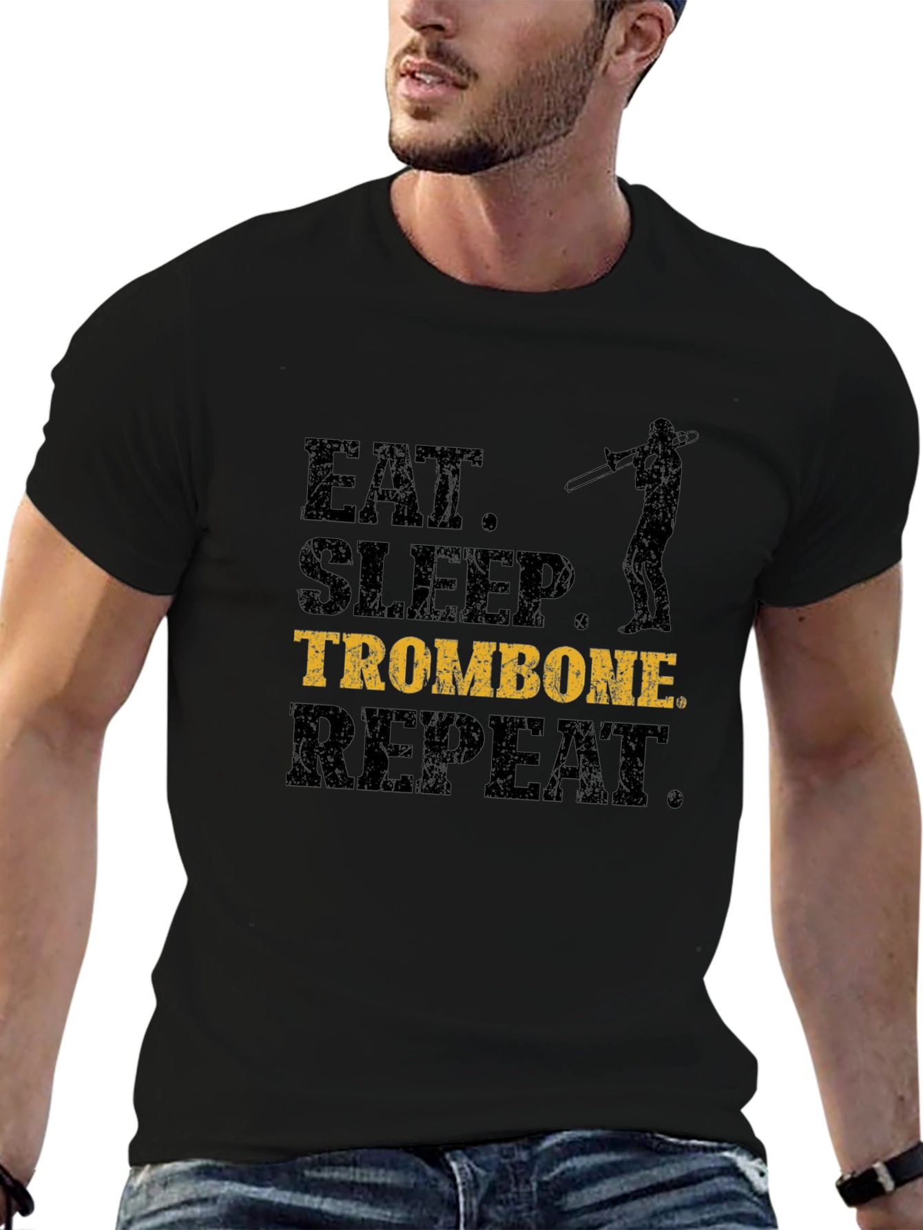 Eat Sleep Trombone Repeat T-Shirt