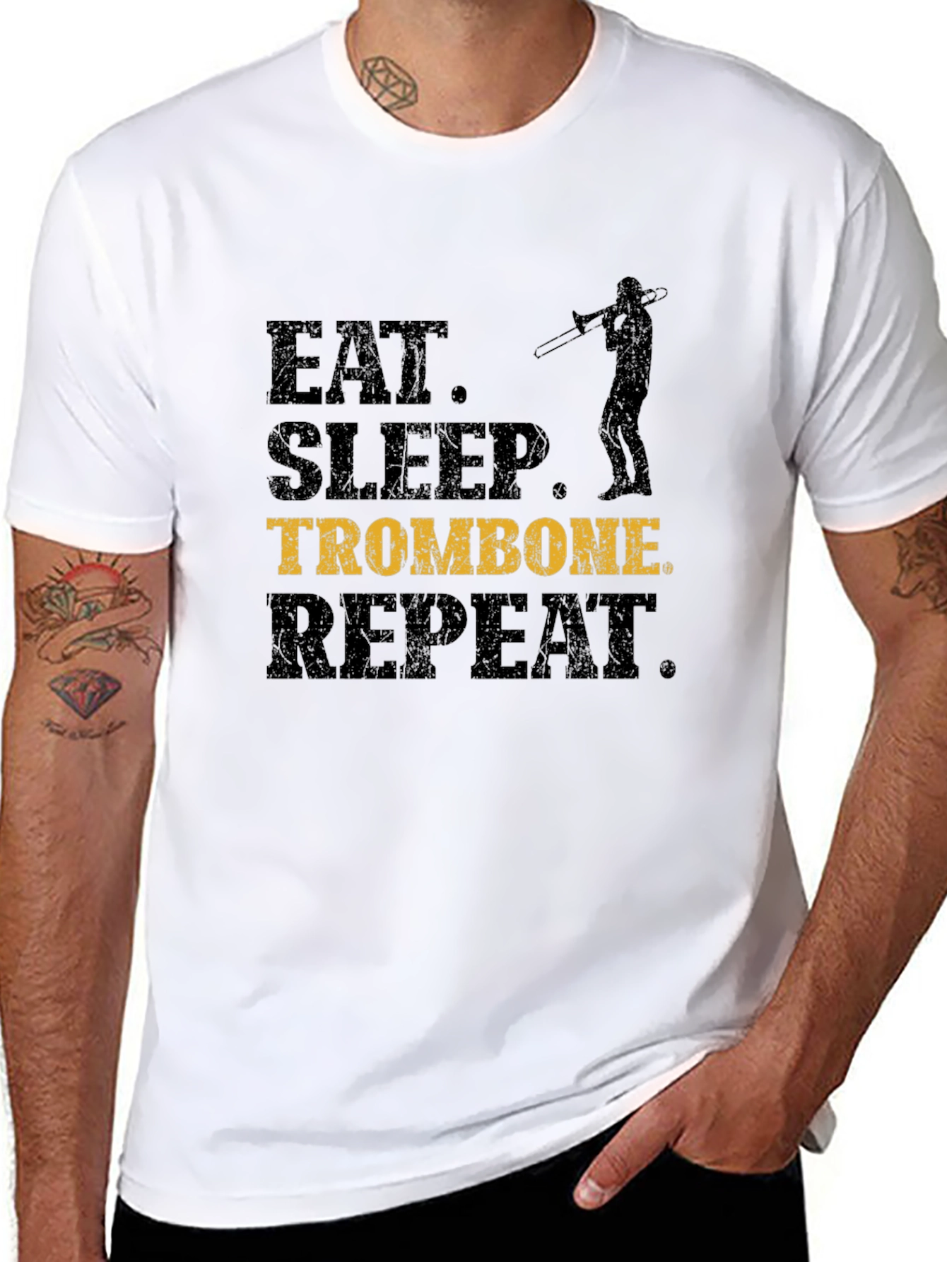 Eat Sleep Trombone Repeat T-Shirt