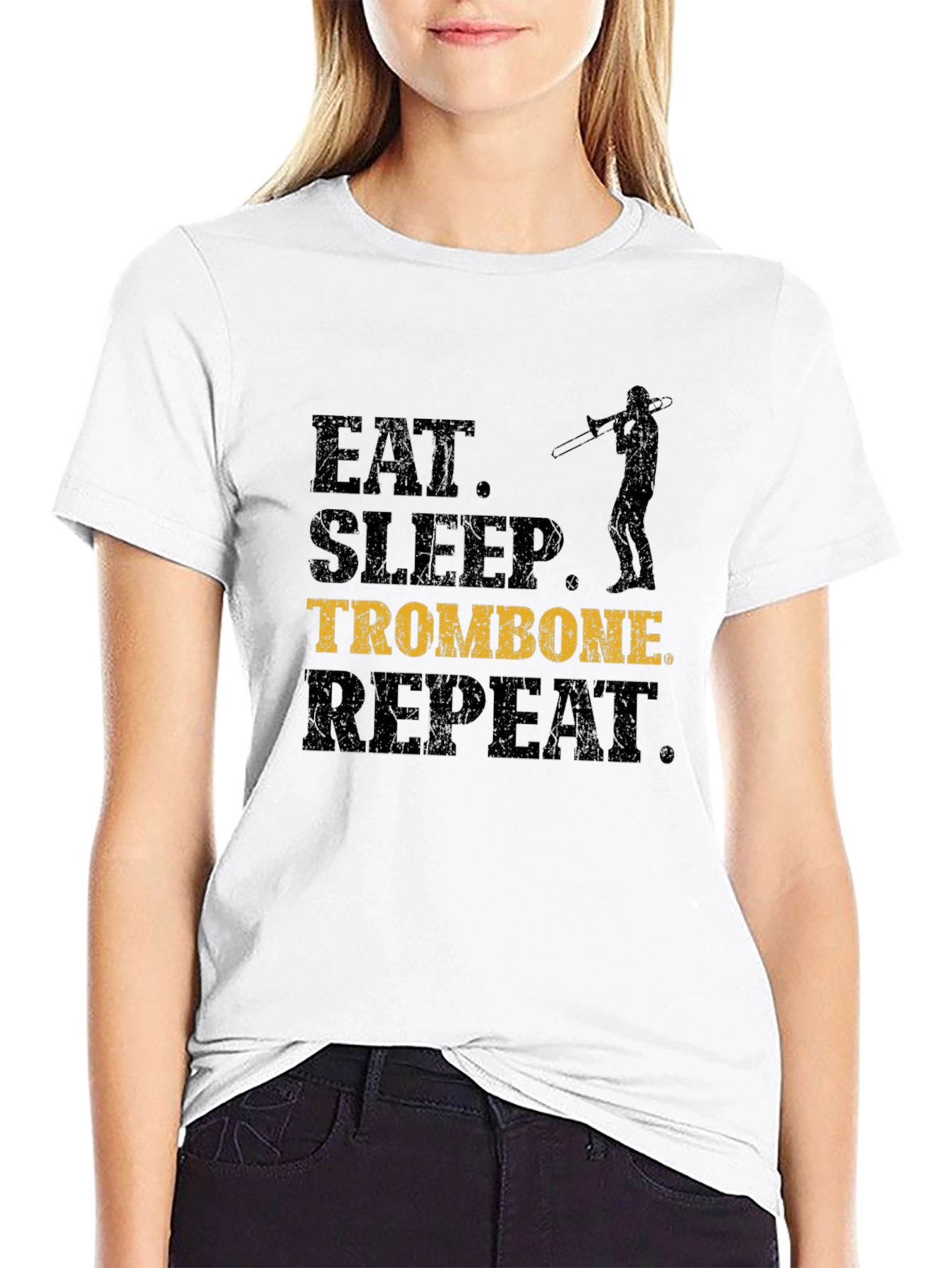 Eat Sleep Trombone Repeat T-Shirt