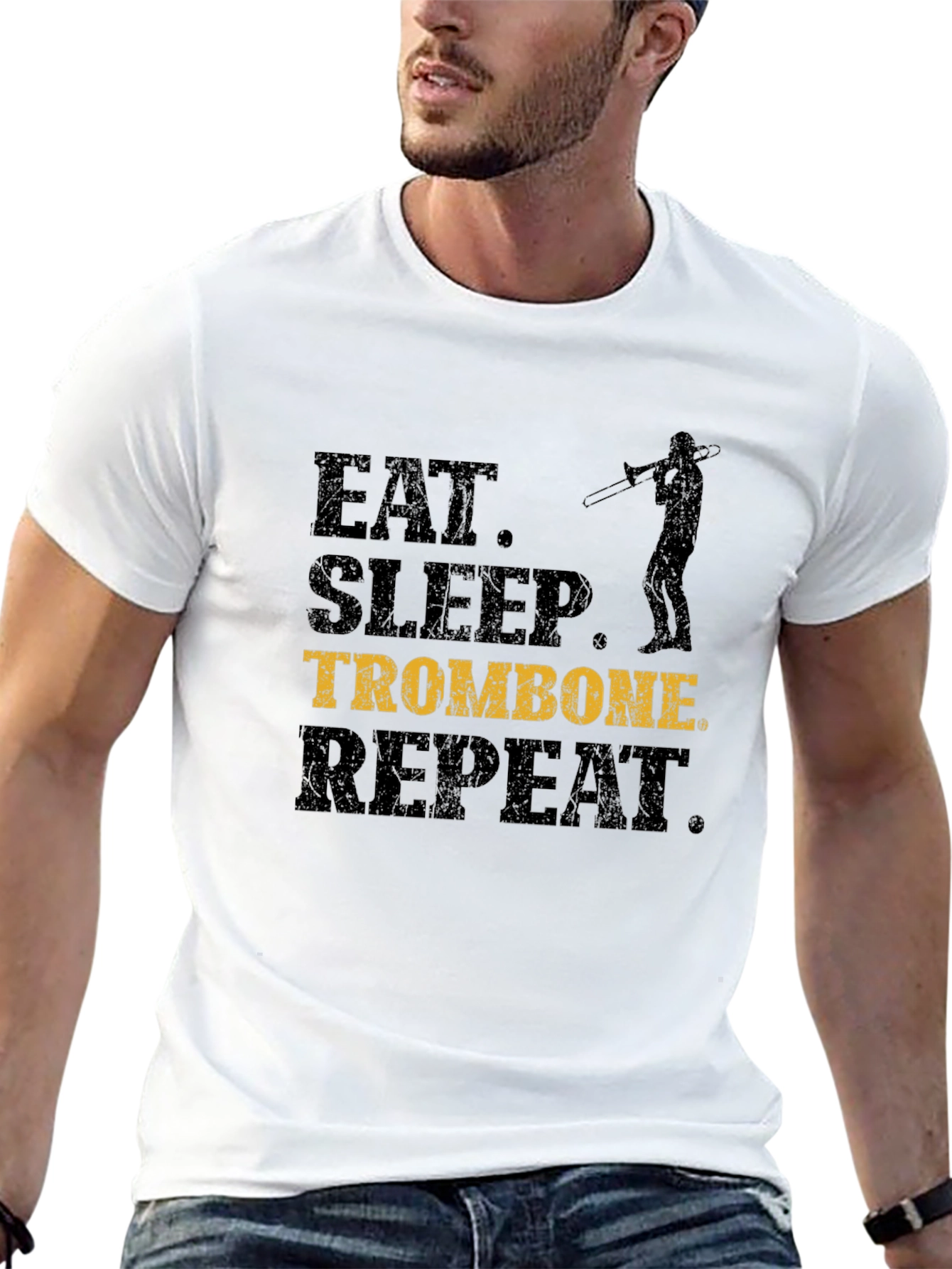 Eat Sleep Trombone Repeat T-Shirt