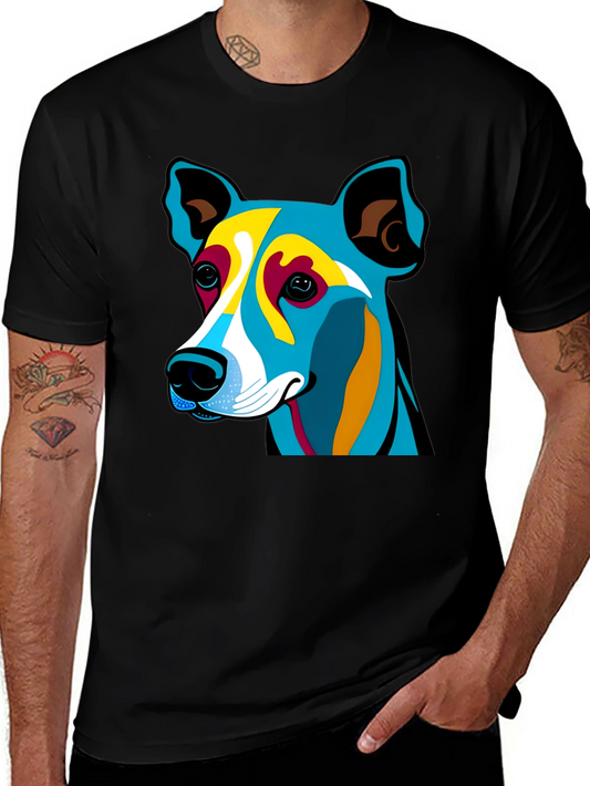 Modern Dog Graphic T-Shirt