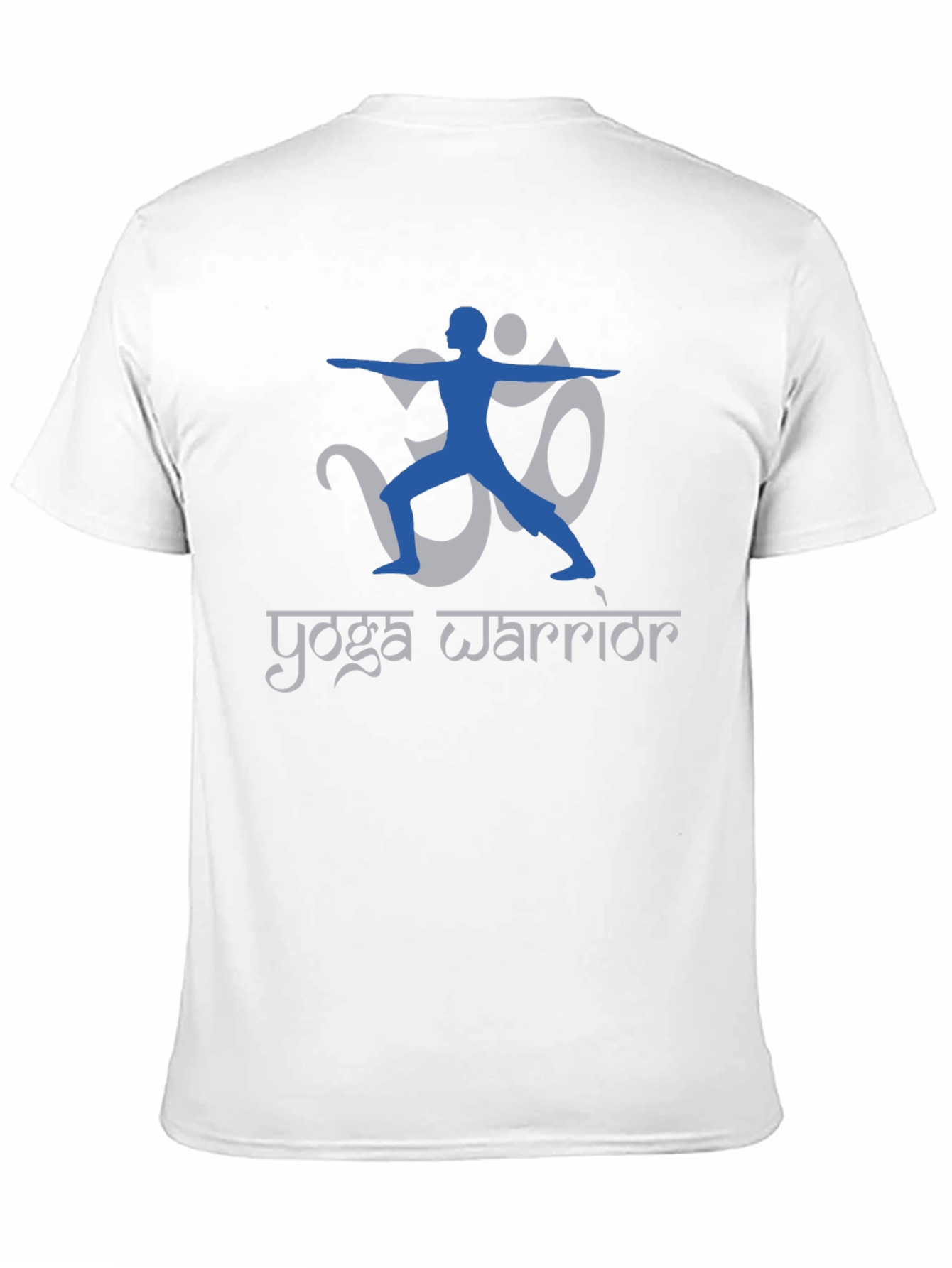 Yoga Warrior Graphic Print Mens Black T-shirt