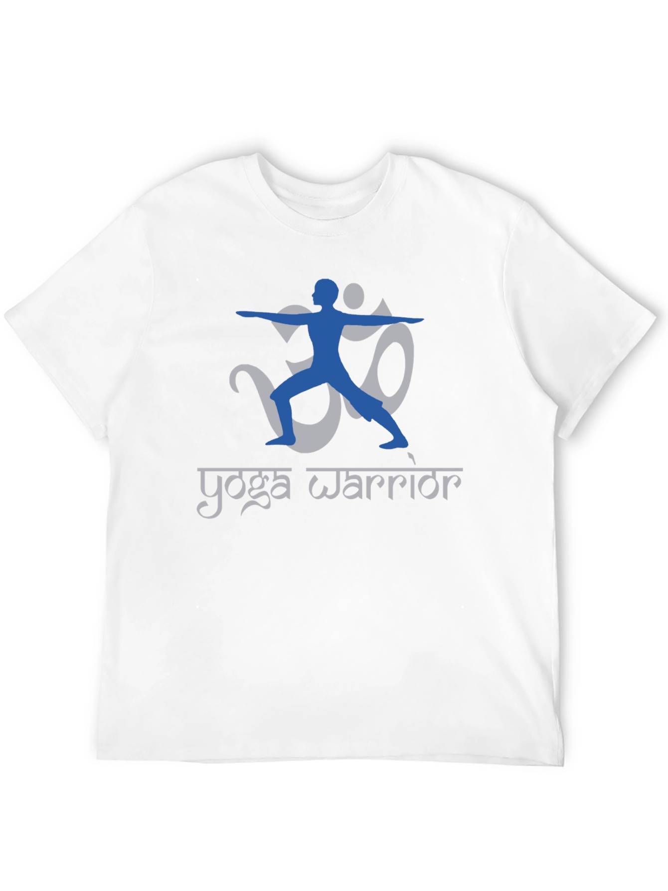 Yoga Warrior Graphic Print Mens Black T-shirt