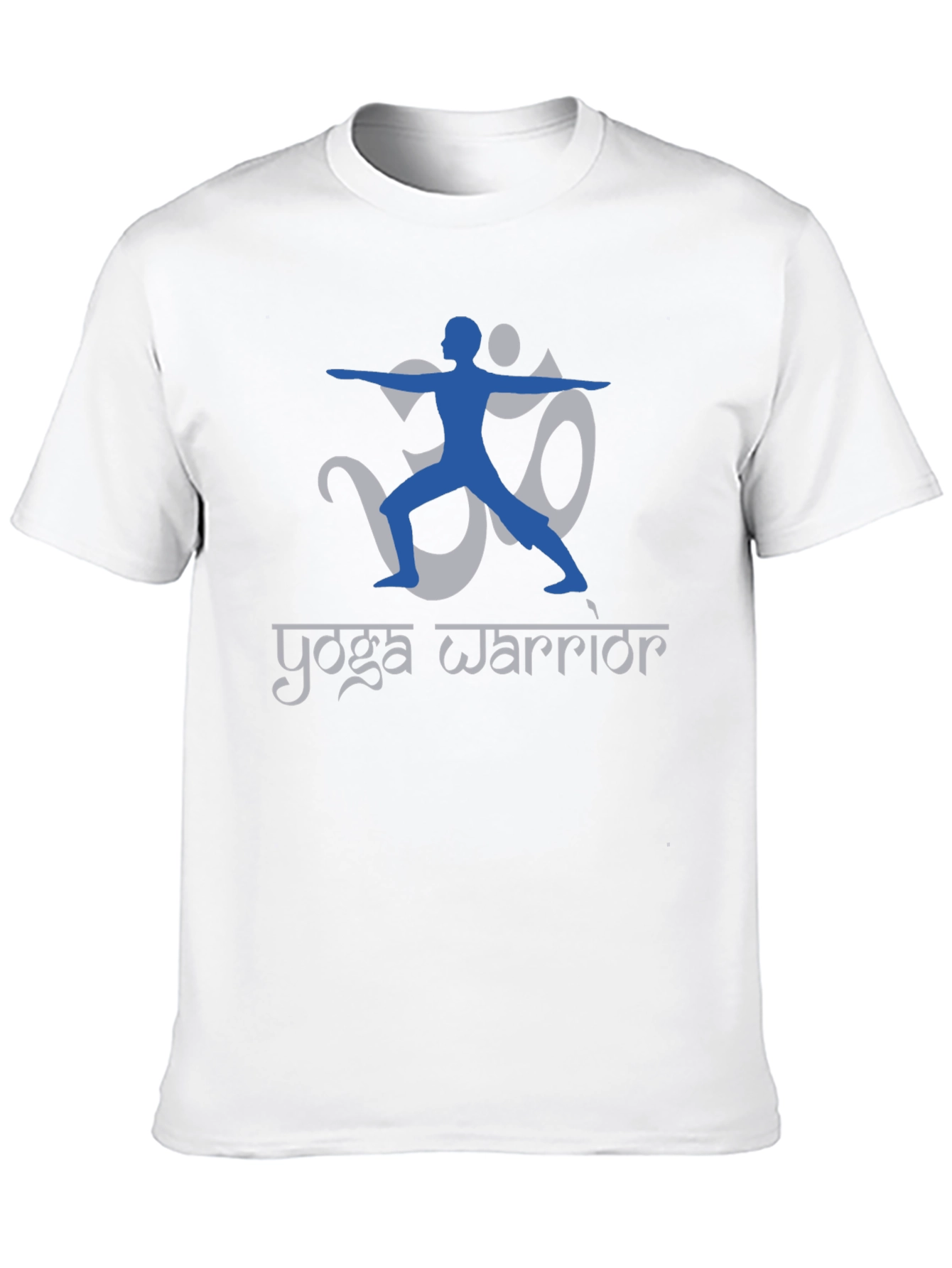 Yoga Warrior Graphic Print Mens Black T-shirt
