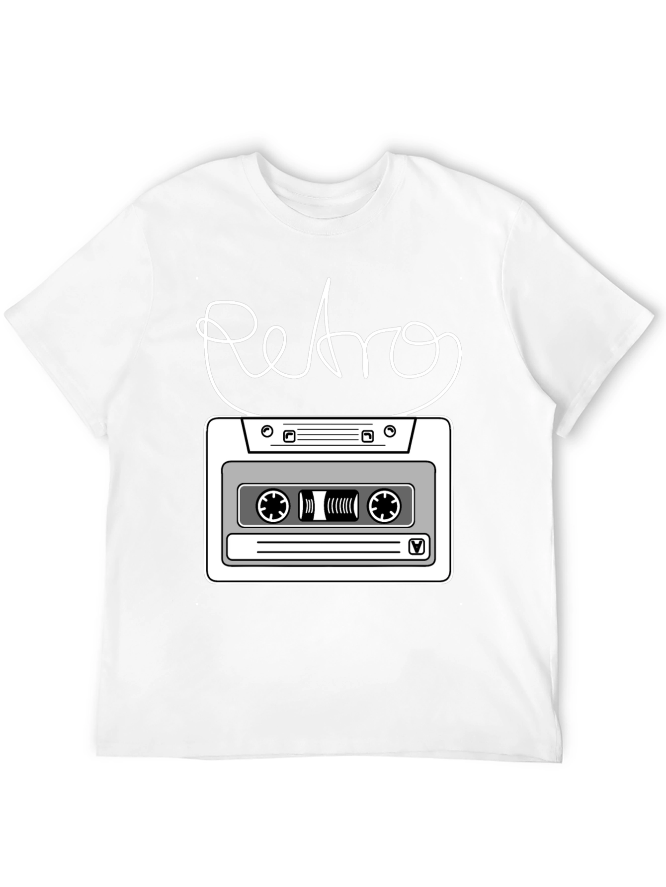 Retro Cassette Tape Graphic T-Shirt