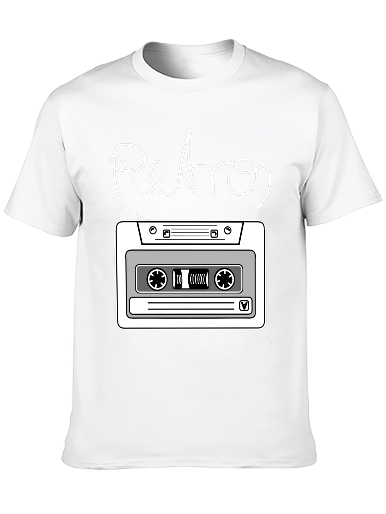 Retro Cassette Tape Graphic T-Shirt