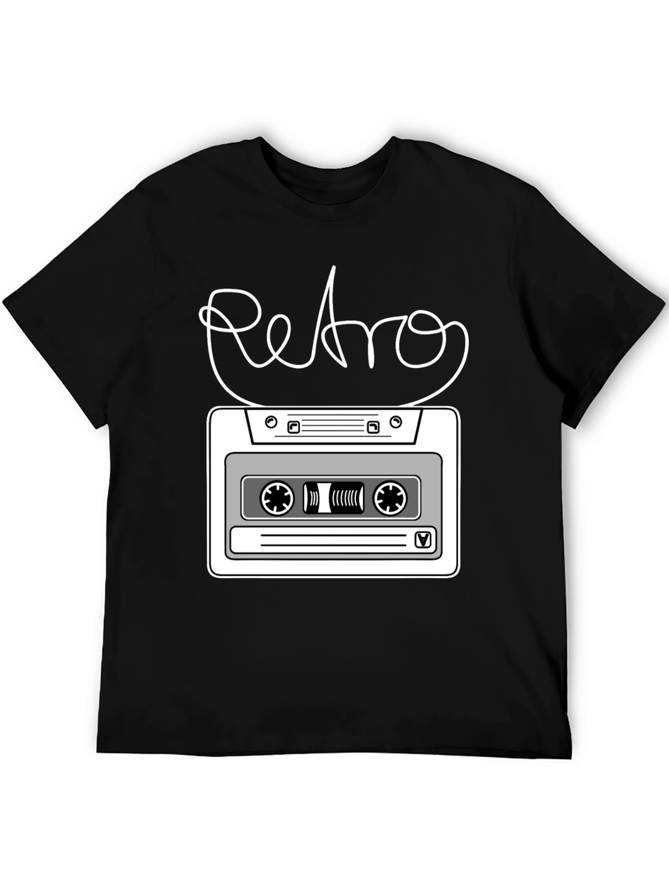 Retro Cassette Tape Graphic T-Shirt