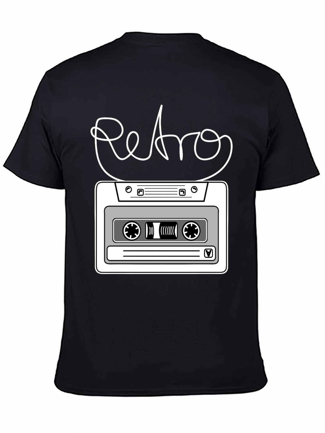 Retro Cassette Tape Graphic T-Shirt