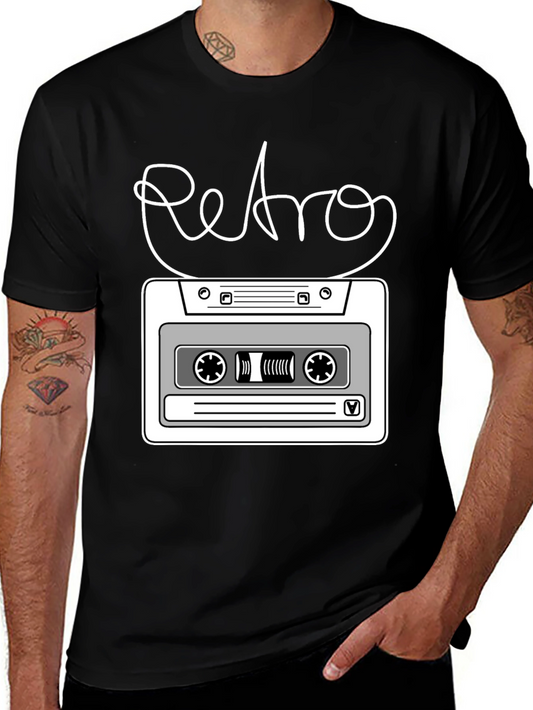 Retro Cassette Tape Graphic T-Shirt