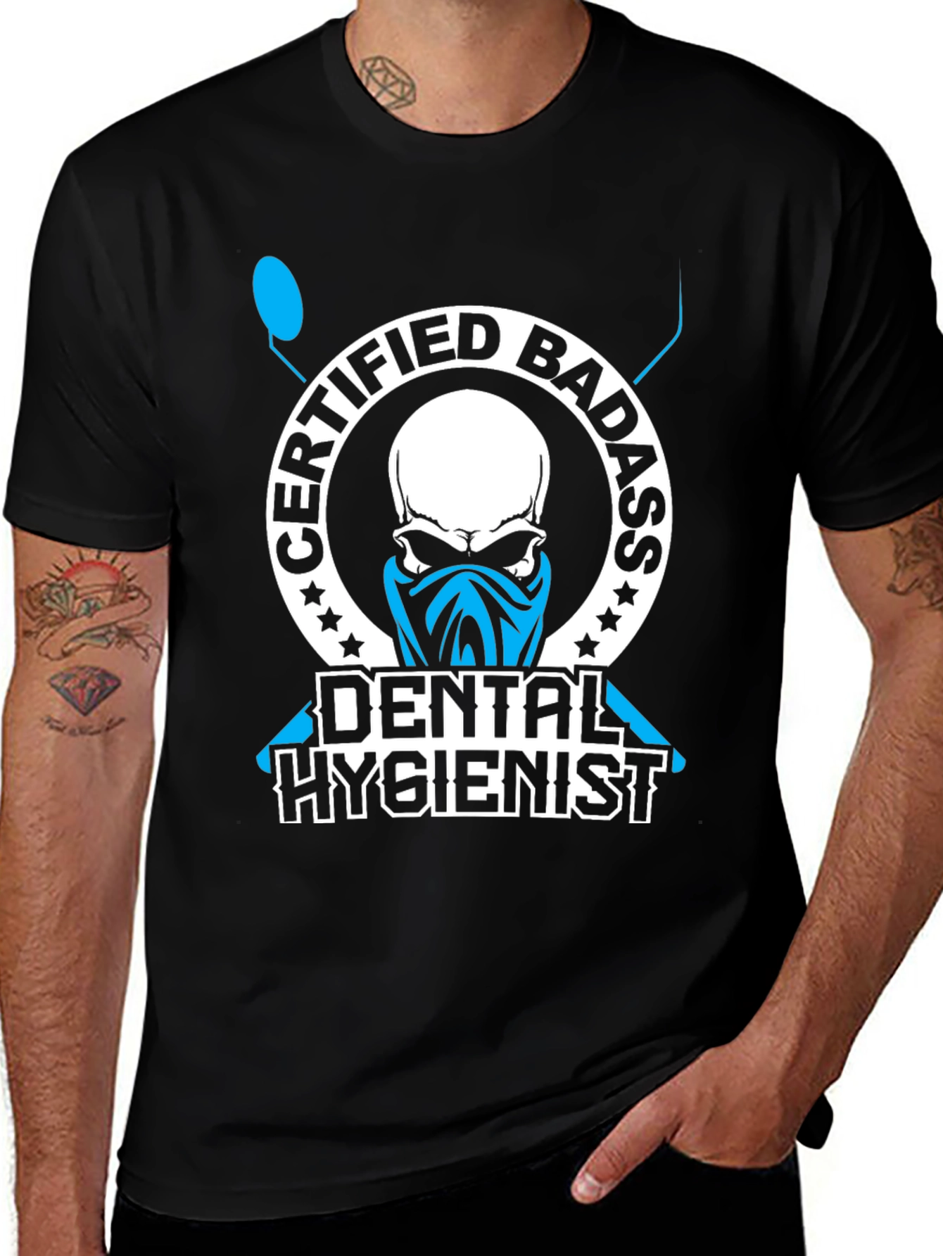 Certified Badass Dental Hygienist T-Shirt