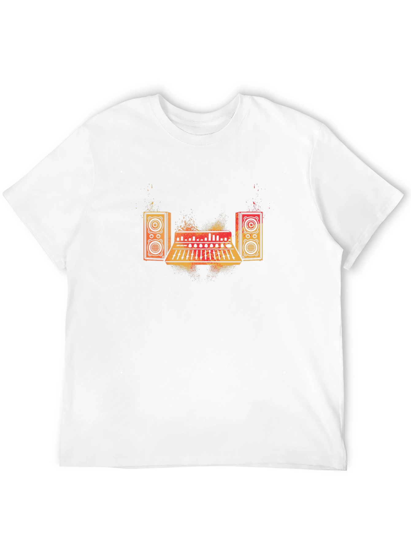 DJ Music Mixer Black T-Shirt