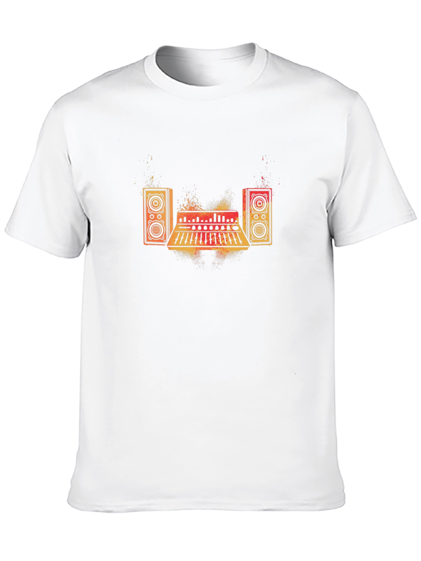 DJ Music Mixer Black T-Shirt