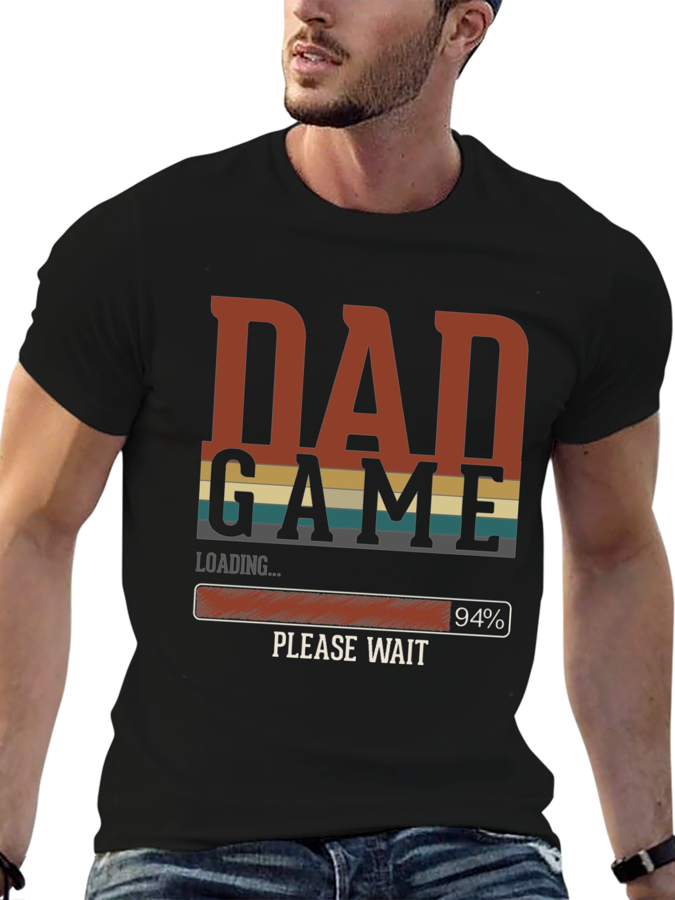 Dad Game Loading T-Shirt - Gamer Dad Tee