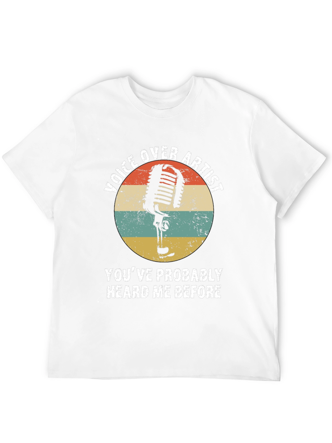 Voice Over Artist Retro T-Shirt