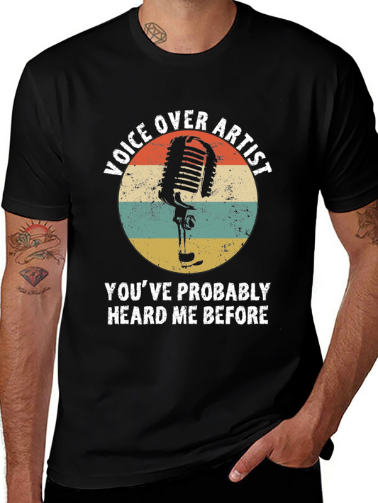 Voice Over Artist Retro T-Shirt