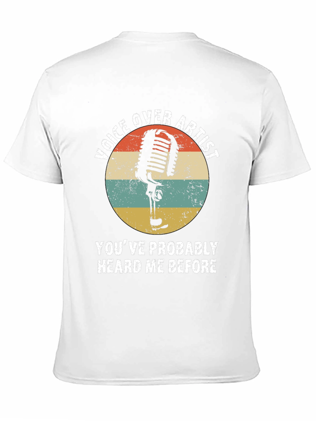 Voice Over Artist Retro T-Shirt